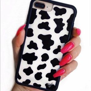 WILDFLOWER iPhone 7 Plus / 8 plus cow print case